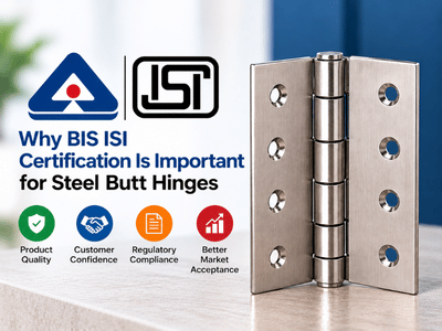 Why BIS ISI Certification Is Important for Steel Butt Hinges